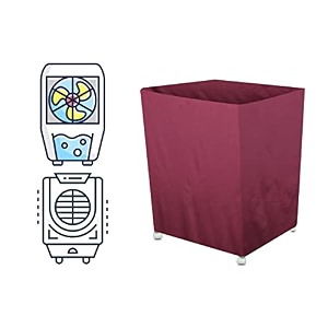 the furnishing tree air cooler cover compatible for symphony siesta 45 ltr desert cooler ployester maroon