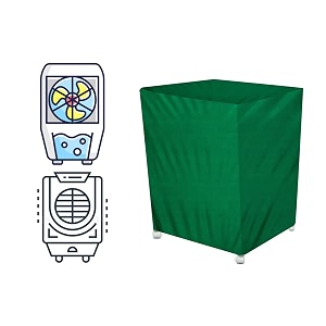 the furnishing tree air cooler cover compatible for symphony winter 80 xl 80 ltr desert cooler ployester green