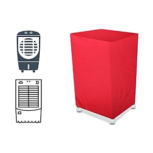the furnishing tree air cooler cover compatible for symphony ninja personal 27 ltr medium tower cooler ployester red