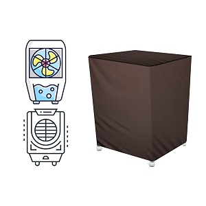 the furnishing tree air cooler cover compatible for symphony jumbo 41 ltr desert cooler ployester coffee