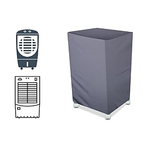the furnishing tree air cooler cover compatible for symphony ninja personal 27 ltr medium tower cooler ployester grey