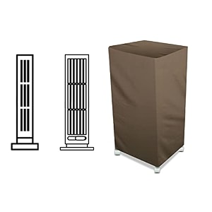 the furnishing tree air cooler cover compatible for symphony hicool 45t modern 45 ltr tower cooler ployester beige
