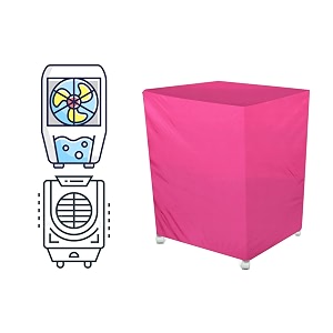 the furnishing tree air cooler cover compatible for symphony movicool xl 200 ltr desert cooler ployester pink