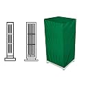 The Furnishing Tree Air Cooler Cover compatible for Symphony Personal 9 Ltr Tower Cooler, Ployester, Green