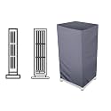 The Furnishing Tree Air Cooler Cover compatible for Symphony Storm 100 Ltr Tower Cooler, Ployester, Grey