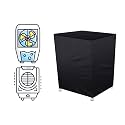 The Furnishing Tree Air Cooler Cover compatible for Symphony 70 Ltr Desert Cooler, Ployester, Black
