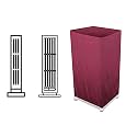 The Furnishing Tree Air Cooler Cover compatible for Symphony Diet 50i 50 Ltr Tower Cooler, Ployester, Maroon