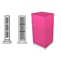 The Furnishing Tree Air Cooler Cover compatible for symphony Diet 3D 30i 30 Ltr Tower Cooler, Ployester, Pink