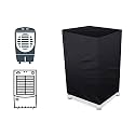 The Furnishing Tree Air Cooler Cover compatible for Symphony Ninja Personal 27 Ltr Medium Tower Cooler, Ployester, Black