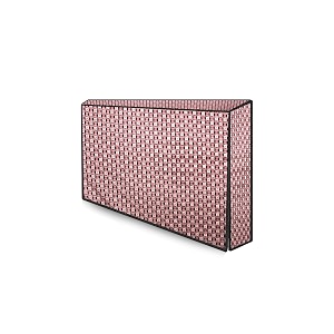 the furnishing tree polyester waterproof amp dustproof ledlcdmonitor tv cover suitable for all 75 inch models dimensions of the cover wxhxd in inches  665x39x4  basketweave pattern multicolor