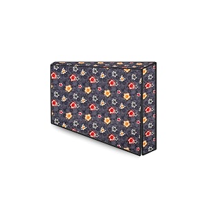 the furnishing tree polyester waterproof amp dustproof ledlcdmonitor tv cover suitable for all models of 40 inch tv dimensions of the cover wxhxd in inches  37x225x3  floral pattern grey