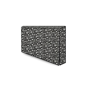 the furnishing tree polyester waterproof amp dustproof ledlcdmonitor tv cover suitable for all models of 40 inch tv dimensions of the cover wxhxd in inches  37x225x3  floral pattern white