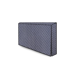 the furnishing tree polyester waterproof amp dustproof ledlcdmonitor tv cover suitable for all models of 55 inch tv dimensions of the cover wxhxd in inches  51x32x4  leaf pattern blue