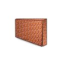 The Furnishing Tree Polyester Waterproof &amp; Dustproof LED/LCD/Monitor TV Cover Suitable for All Models of 24 Inch TV, Dimensions of the Cover WxHxD In Inches: ( 22x14x3 ), Mini Floral Pattern Orage
