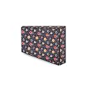 The Furnishing Tree Polyester Waterproof &amp; Dustproof LED/LCD/Monitor TV Cover Suitable for All Models of 40 Inch TV, Dimensions of the Cover WxHxD In Inches: ( 37x22.5x3 ), Floral Pattern Grey