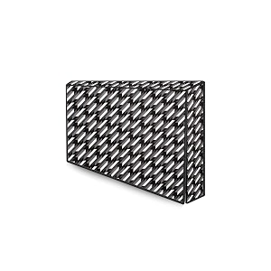 the furnishing tree waterproof amp dustproof pvc ledlcdmonitor tv cover suitable for all models of 50 inch tv dimensions of the cover wxhxd in inches  45x30x4  symmetric pattern black