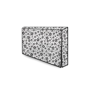 the furnishing tree waterproof amp dustproof pvc ledlcdmonitor tv cover suitable for all models of 24 inch tv dimensions of the cover wxhxd in inches 22x14x3 floral pattern grey