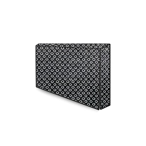 the furnishing tree waterproof amp dustproof pvc ledlcdmonitor tv cover suitable for all models of 55 inch tv dimensions of the cover wxhxd in inches  51x32x4  symmetric pattern grey white
