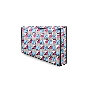 the furnishing tree waterproof amp dustproof pvc ledlcdmonitor tv cover suitable for all models of 24 inch tv dimensions of the cover wxhxd in inches  22x14x3  surface pattern grey