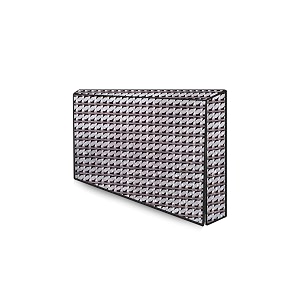 the furnishing tree waterproof amp dustproof pvc ledlcdmonitor tv cover suitable for all models of 40 inch tv dimensions of the cover wxhxd in inches  37x225x3  symmetric pattern black grey