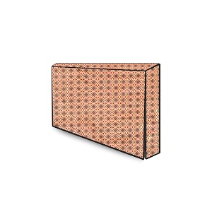 the furnishing tree waterproof amp dustproof pvc ledlcdmonitor tv cover suitable for all models of 50 inch tv dimensions of the cover wxhxd in inches  45x30x4  surface pattern brown