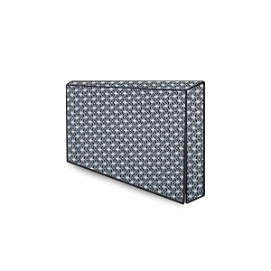 the furnishing tree waterproof amp dustproof pvc ledlcdmonitor tv cover suitable for all models of 24 inch tv dimensions of the cover wxhxd in inches  22x14x3  interlocked ropes pattern grey