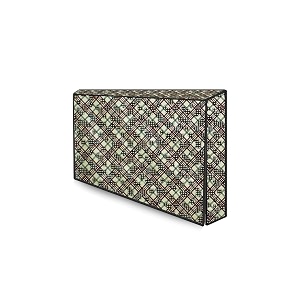 the furnishing tree waterproof amp dustproof pvc ledlcdmonitor tv cover suitable for all models of 24 inch tv dimensions of the cover wxhxd in inches 22x14x3 luxury pattern yellow
