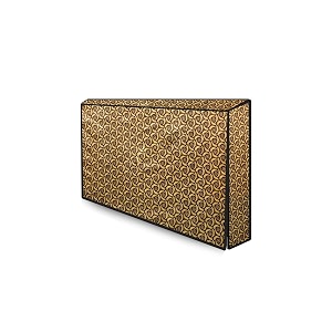 the furnishing tree waterproof amp dustproof pvc ledlcdmonitor tv cover suitable for all models of 50 inch tv dimensions of the cover wxhxd in inches 45x30x4 packed pattern yellow