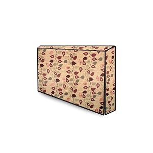 the furnishing tree waterproof amp dustproof pvc ledlcdmonitor tv cover suitable for all models of 50 inch tv dimensions of the cover wxhxd in inches 45x30x4 petals pattern yellow