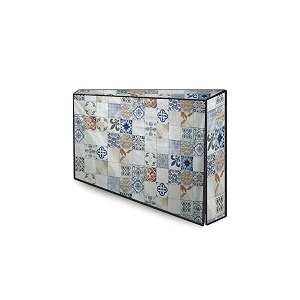 the furnishing tree waterproof amp dustproof pvc ledlcdmonitor tv cover suitable for all models of 55 inch tv dimensions of the cover wxhxd in inches 51x32x4 mosaic pattern cream
