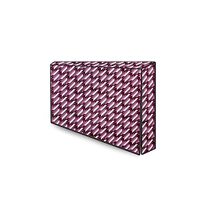 the furnishing tree waterproof amp dustproof pvc ledlcdmonitor tv cover suitable for all models of 55 inch tv dimensions of the cover wxhxd in inches  51x32x4  symmetric pattern voilet