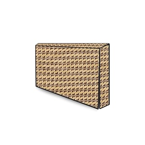 the furnishing tree waterproof amp dustproof pvc ledlcdmonitor tv cover suitable for all models of 24 inch tv dimensions of the cover wxhxd in inches  22x14x3  symmetric pattern beige