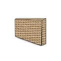 The Furnishing Tree Waterproof &amp; Dustproof PVC LED/LCD/Monitor TV Cover Suitable for All Models of 55 Inch TV, Dimensions of the Cover WxHxD In Inches: ( 51x32x4 ), Symmetric Pattern Beige