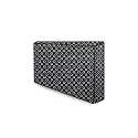 The Furnishing Tree Waterproof & Dustproof PVC LED/LCD/Monitor TV Cover Suitable for All Models of 55 Inch TV, Dimensions of the Cover WxHxD In Inches: ( 51x32x4 ), Symmetric Pattern Grey White