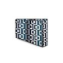 The Furnishing Tree Waterproof &amp; Dustproof PVC LED/LCD/Monitor TV Cover Suitable for All Models of 43 Inch TV, Dimensions of the Cover WxHxD In Inches: ( 39x24x3 ), Lattice Pattern Blue