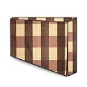 The Furnishing Tree Waterproof &amp; Dustproof PVC LED/LCD/Monitor TV Cover Suitable for All Models of 32 Inch TV, Dimensions of the Cover WxHxD In Inches: ( 29x19x3 ), Gingham Pattern Beige