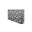 The Furnishing Tree Waterproof &amp; Dustproof PVC LED/LCD/Monitor TV Cover Suitable for All Models of 40 Inch TV, Dimensions of The Cover WxHxD in Inches: (37x22.5x3), Floral Pattern Multi Grey