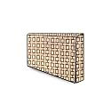 The Furnishing Tree Waterproof &amp; Dustproof PVC LED/LCD/Monitor TV Cover Suitable for All Models of 24 Inch TV, Dimensions of the Cover WxHxD In Inches: ( 22x14x3 ), Lattice Pattern Beige