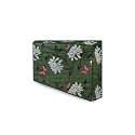 The Furnishing Tree Waterproof &amp; Dustproof PVC LED/LCD/Monitor TV Cover Suitable for All Models of 32 Inch TV, Dimensions of The Cover WxHxD in Inches: (29x19x3), Petals Pattern Green