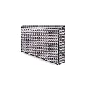 The Furnishing Tree Waterproof &amp; Dustproof PVC LED/LCD/Monitor TV Cover Suitable for All Models of 40 Inch TV, Dimensions of the Cover WxHxD In Inches: ( 37x22.5x3 ), Symmetric Pattern Black Grey