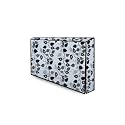 The Furnishing Tree Waterproof &amp; Dustproof PVC LED/LCD/Monitor TV Cover Suitable for All Models of 40 Inch TV, Dimensions of The Cover WxHxD in Inches: (37x22.5x3), Petals Pattern Grey