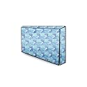 The Furnishing Tree Waterproof &amp; Dustproof PVC LED/LCD/Monitor TV Cover Suitable for All Models of 65 Inch TV, Dimensions of the Cover WxHxD In Inches: ( 59x38x4 ), Surface Pattern Blue