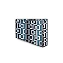 The Furnishing Tree Waterproof &amp; Dustproof PVC LED/LCD/Monitor TV Cover Suitable for All Models of 24 Inch TV, Dimensions of the Cover WxHxD In Inches: ( 22x14x3 ), Lattice Pattern Blue