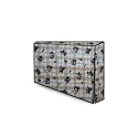The Furnishing Tree Waterproof & Dustproof PVC LED/LCD/Monitor TV Cover Suitable for All Models of 55 Inch TV, Dimensions of the Cover WxHxD In Inches: ( 51x32x4 ), Geometric Pattern Beige