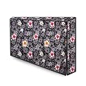 The Furnishing Tree Waterproof &amp; Dustproof PVC LED/LCD/Monitor TV Cover Suitable for All Models of 55 Inch TV, Dimensions of the Cover WxHxD In Inches: ( 51x32x4 ), Greyish Floral Pattern