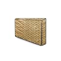 The Furnishing Tree Waterproof &amp; Dustproof PVC LED/LCD/Monitor TV Cover Suitable for All Models of 40 Inch TV, Dimensions of The Cover WxHxD in Inches: (37x22.5x3), Packed Pattern Light Yellow