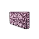 The Furnishing Tree Waterproof &amp; Dustproof PVC LED/LCD/Monitor TV Cover Suitable for All Models of 50 Inch TV, Dimensions of The Cover WxHxD in Inches: (45x30x4), Floral Pattern Purple