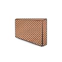The Furnishing Tree Waterproof &amp; Dustproof PVC LED/LCD/Monitor TV Cover Suitable for All Models of 55 Inch TV, Dimensions of the Cover WxHxD In Inches: ( 51x32x4 ), Interlocked Ropes Pattern Brown