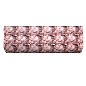the furnishing tree elastic fit split ac cover for 2 ton indoor unit stretchable protector made of lycra spandex and polyester abstract pattern brown