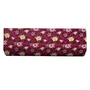 the furnishing tree elastic fit split ac cover for 15 ton indoor unit stretchable protector made of lycra spandex and polyester floral pattern red
